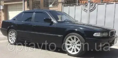 

Дефлекторы окон, ветровики \ BMW seria 7,E38 1994-2001 (+OT) sedan \ БМВ 7 серии RACING