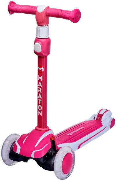

Детский самокат Maraton Global G / 2021, колеса 120мм, Розовый