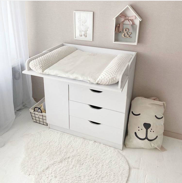 

Пеленальный комод Baby Comfort Софт 4+1 белый