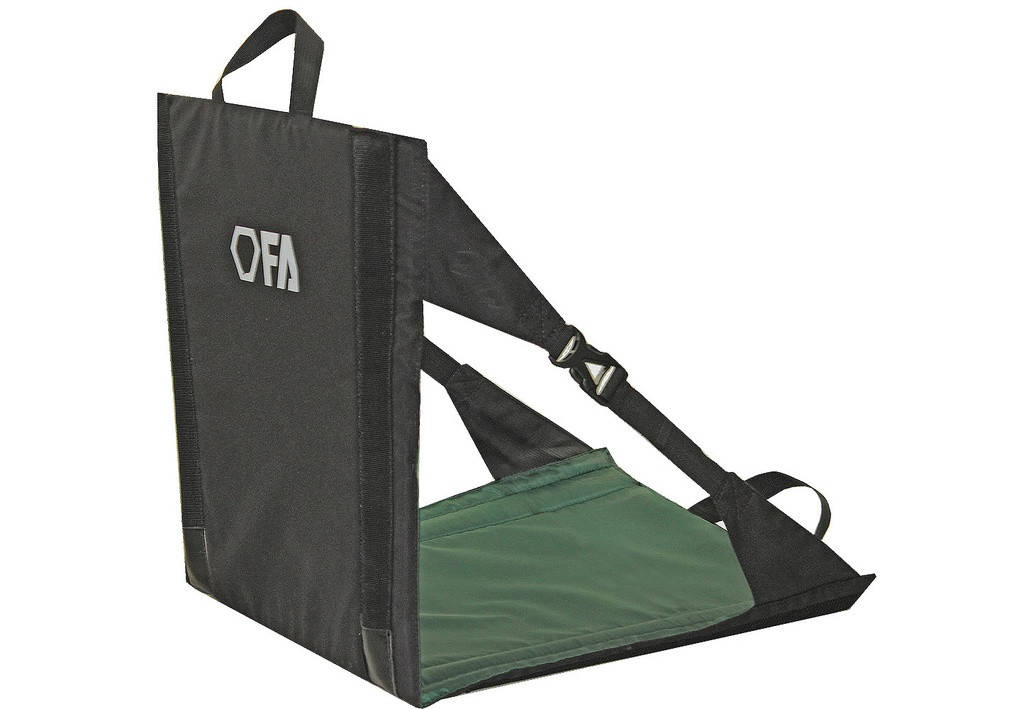 

First Ascent Сидушка-кресло (черное) - для удобства и термоизоляции сидящего от поверхности., Черный