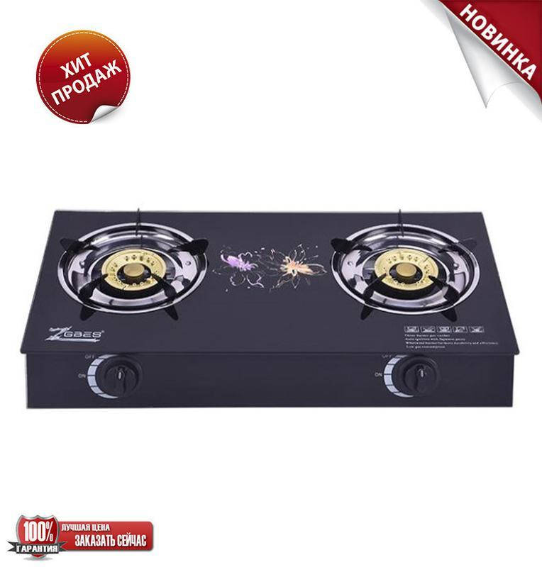 

Настольная газовая плита таганок BESSE на 2 конфорки в стиле High-tech BF