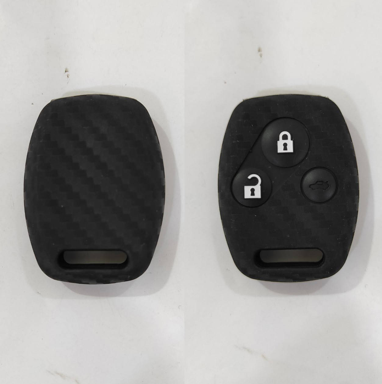 

Силиконовый чехол для смарт ключа зажигания Honda ZB 2 (902) Carbon