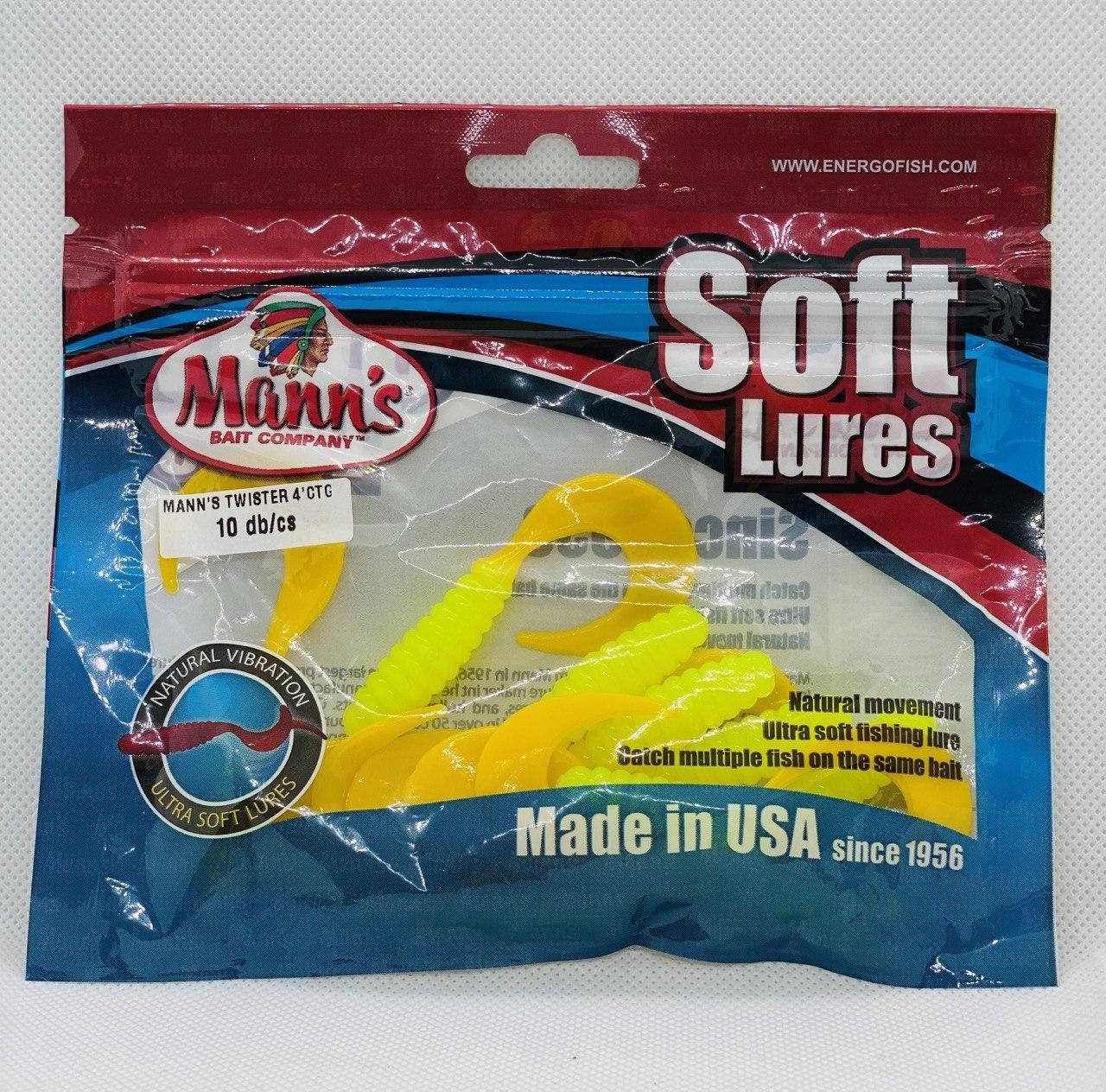 

Силикон Mann's Twister 4'' 10шт. CTG CHYT 10.1см