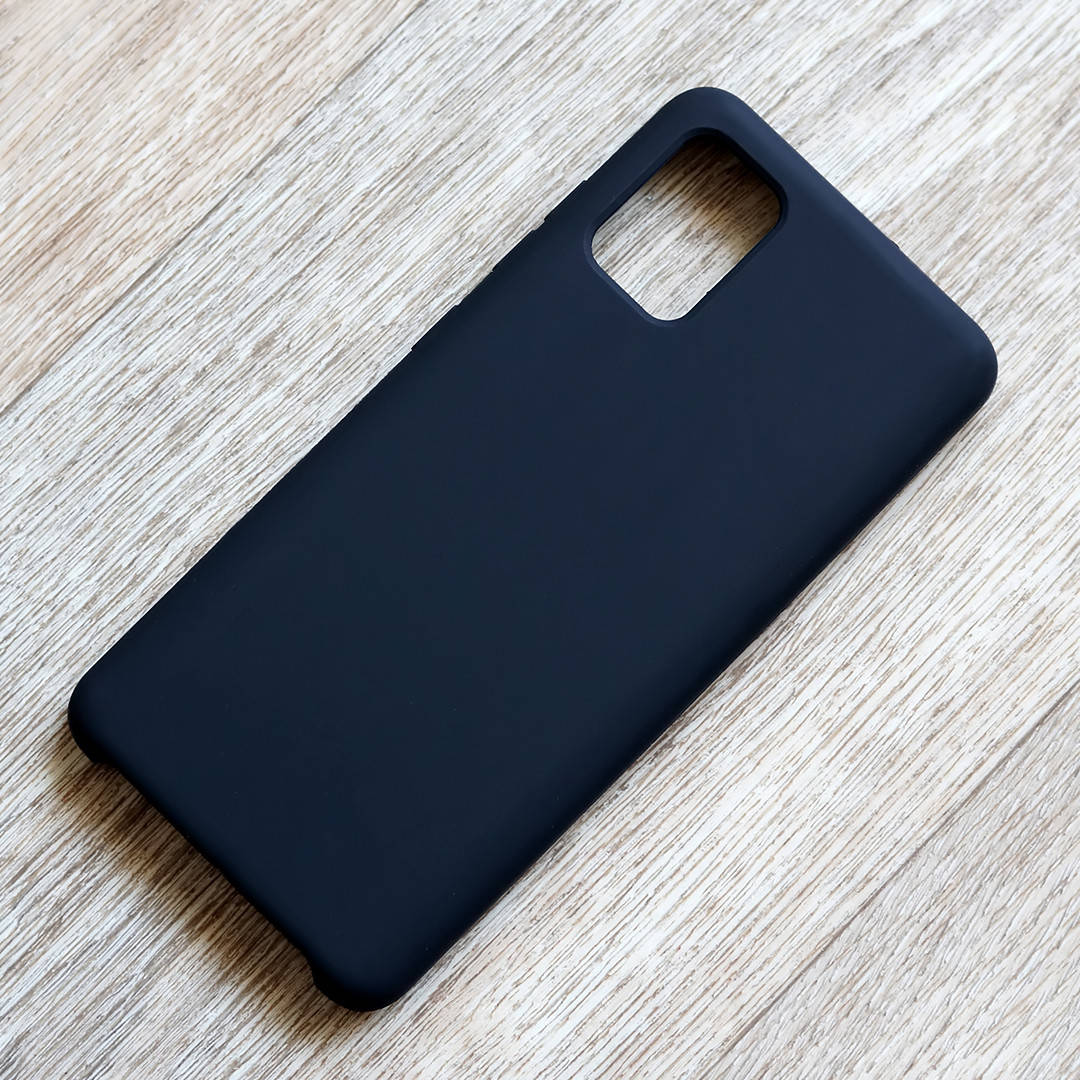 

Силиконовый чехол для Samsung Galaxy A51 (SM-A515) | мягкий внутри | черный
