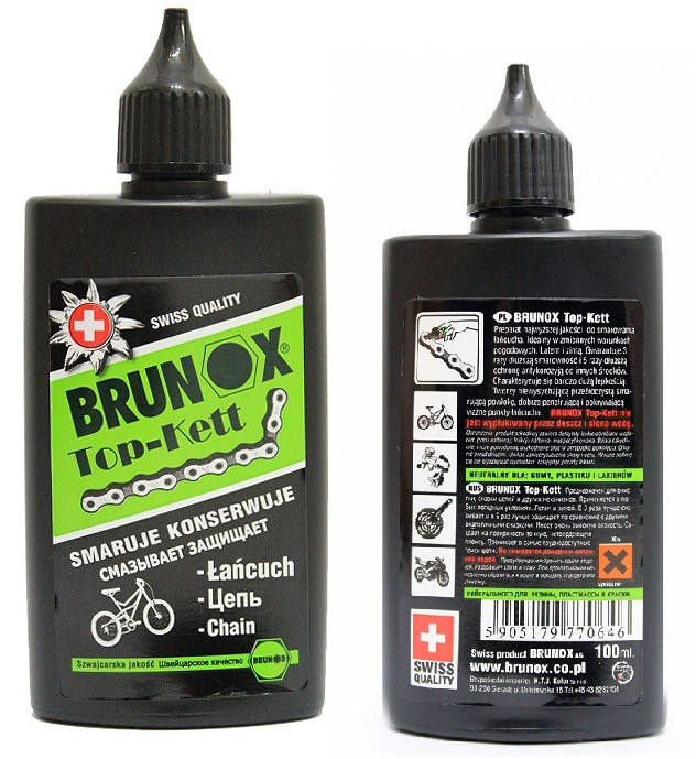

Смазка для цепей велосипедов Brunox Top Keet, жидкая, 100 мл.