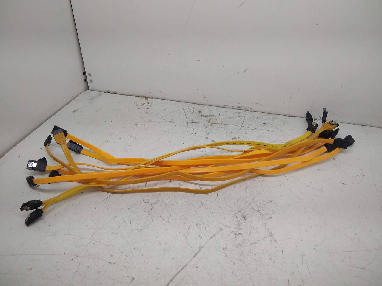 

Кабель передачи данных SATA 10 шт., Желтый