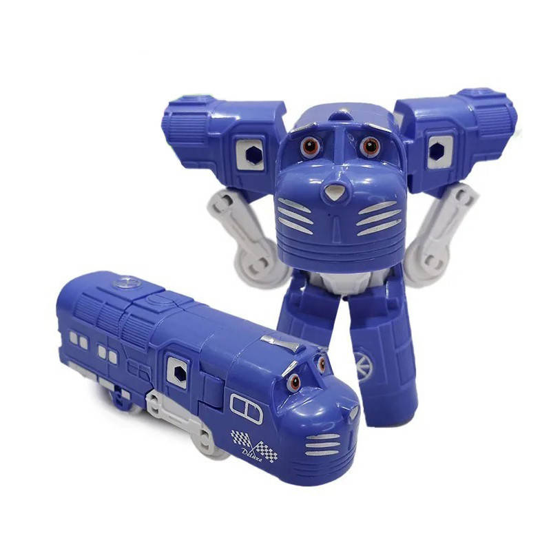 

Детский трансформер 2189 Робот-поезд (Синий)