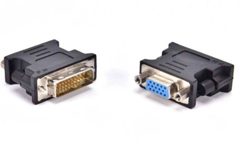 

БУ Адаптер DVI to VGA, 24+5pin (DVI-I)