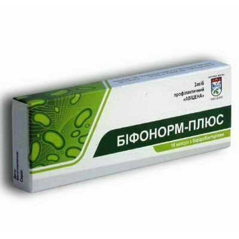 

Бифонорм Плюс с живыми бифидобактериями 16 капс. ТМ Авиценна