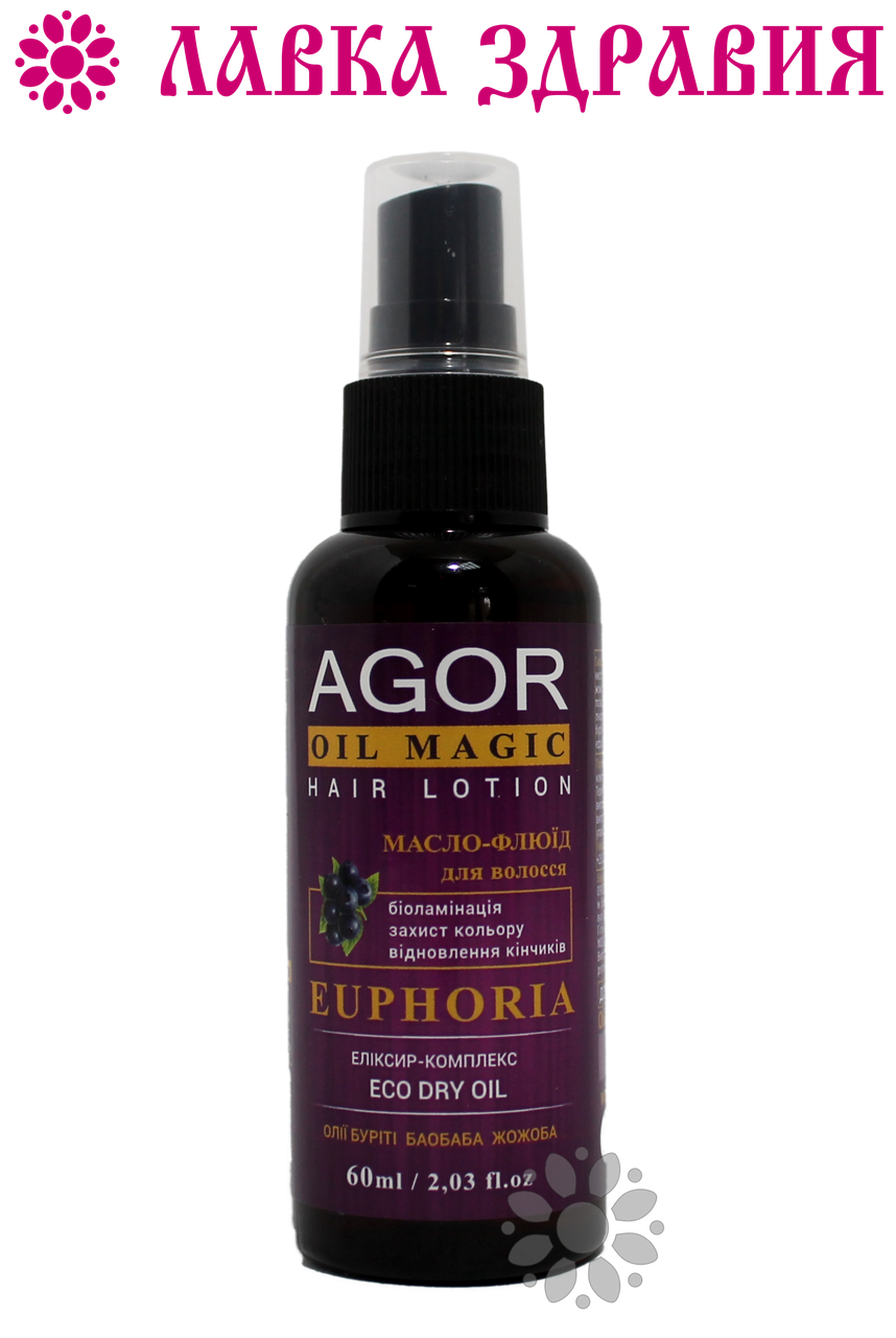 

Масло-флюид для волос AGOR EUPHORIA 60 мл