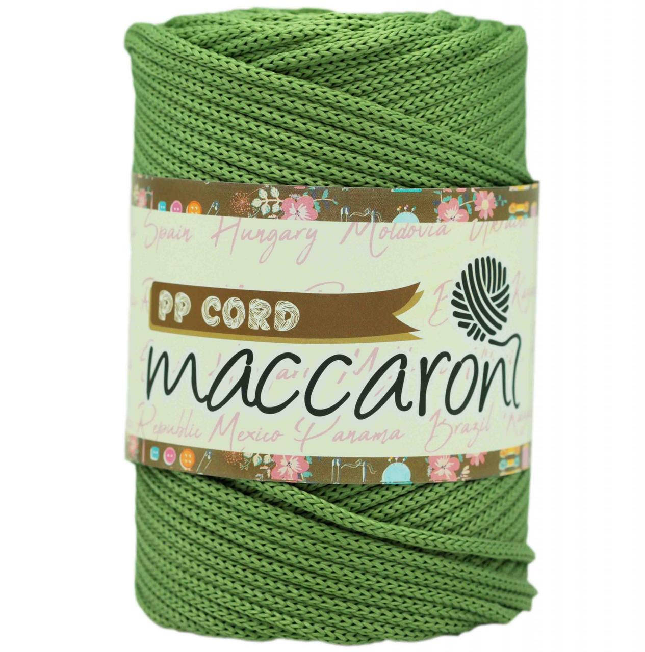 

Полипропиленовый шнур Maccaroni PP Cord 5 mm ,светло-зеленый, Зелёный