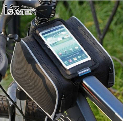 

Велосумка на раму RОSWHEEL с боками, (экран телефона до 5.5 дюймов )
