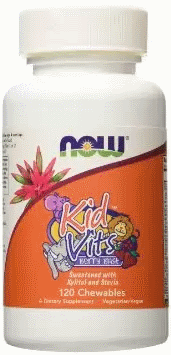 

Витамины для детей Now Foods Kid Vits 120 tab