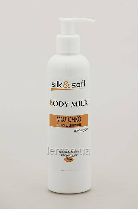 

Silk&Soft Молочко после депиляции с маслом ши, ромашкой, Д-пантенолом, 250 мл
