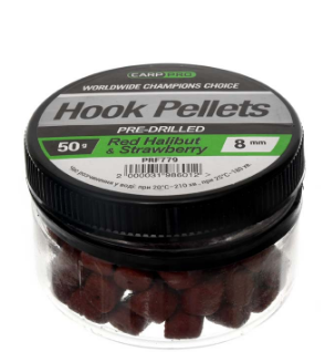 

Насадочний пеллетс Carp Pro Pre-Drilled Pellet Red Halibut + Strawberry 8мм