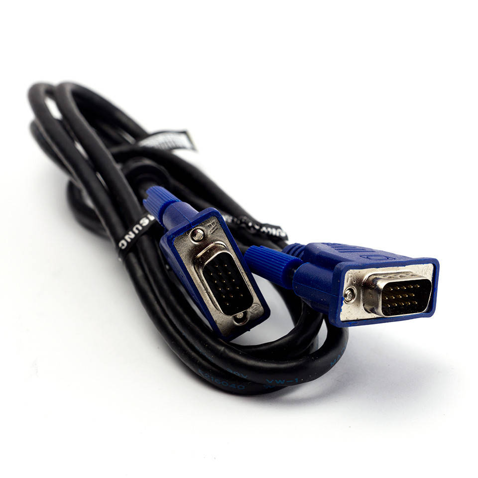 

Кабель VGA, 1.5 м, для монитора, Черный