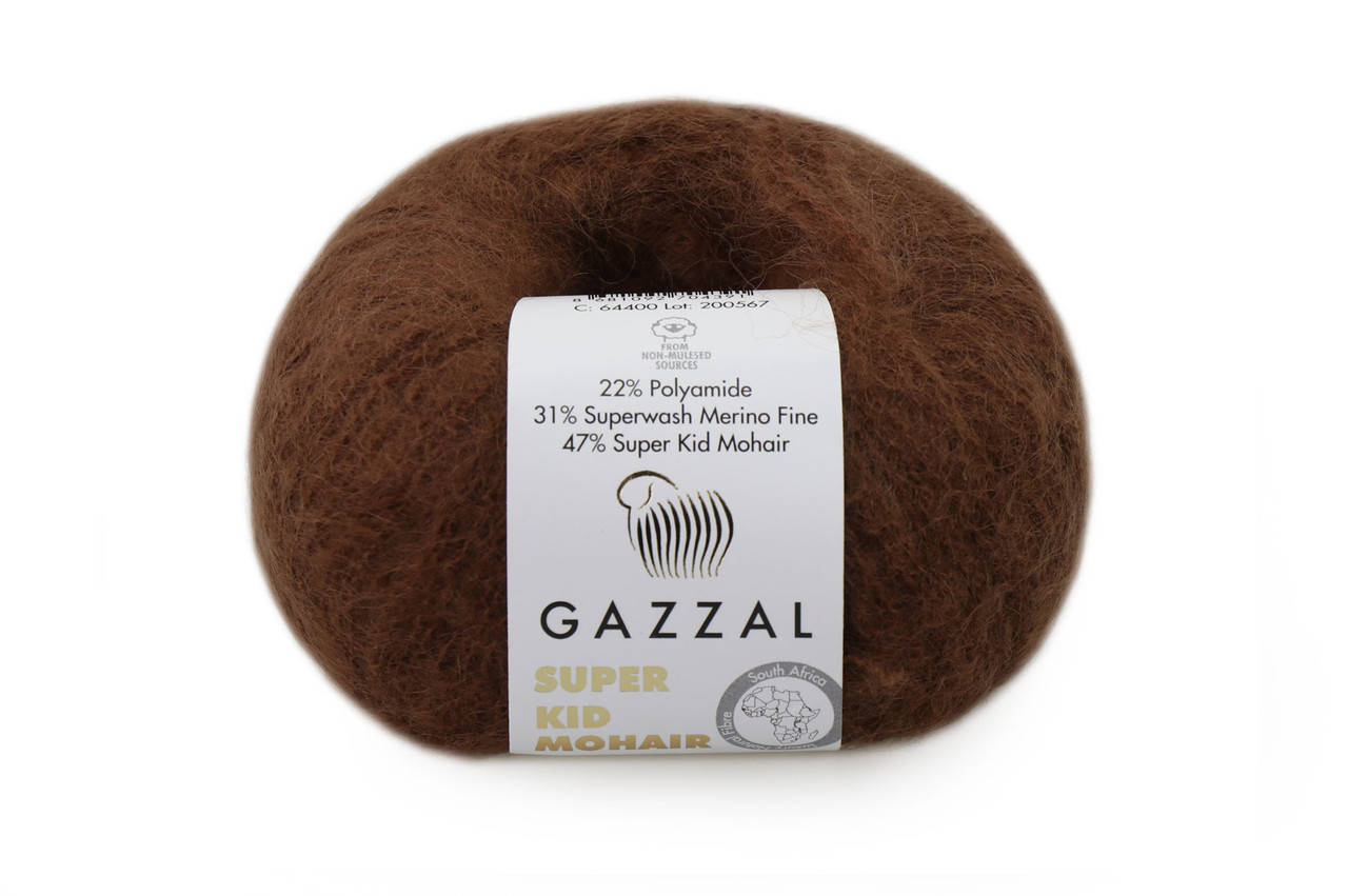 

Gazzal Super Kid Mohair, Коричневый №64400