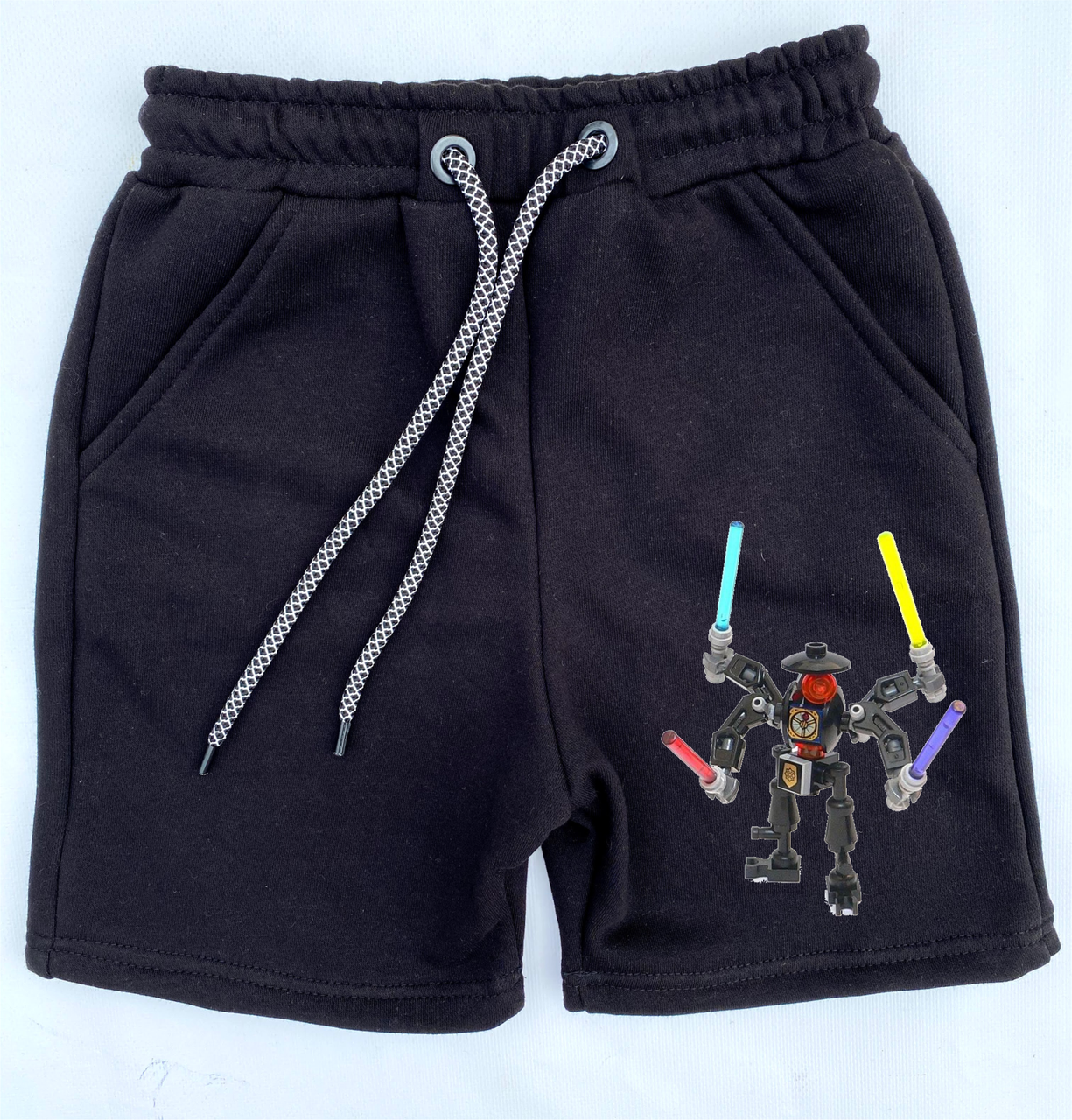 

Шорты Детские Лего для мальчиков и девочек Черные Размер 116