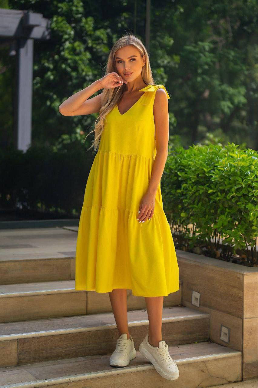 

Сарафан. 46-48, жёлтый