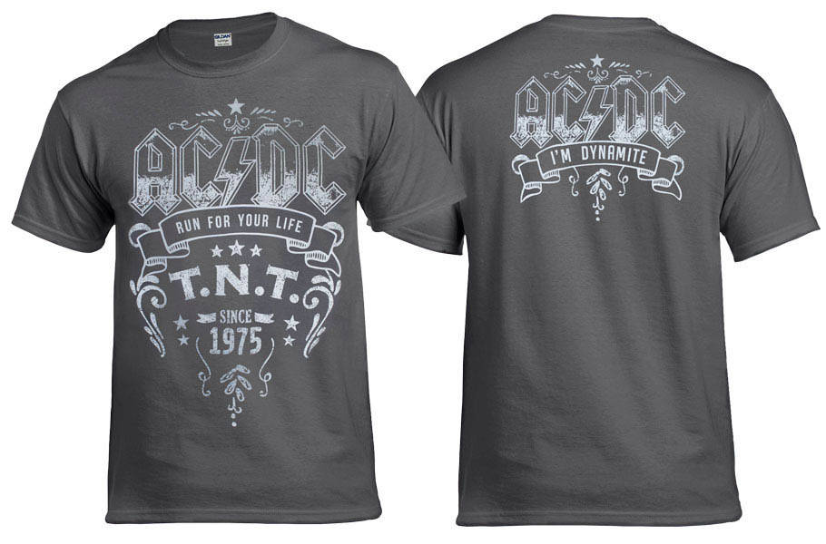 

Футболка AC/DC TNT графитовая
