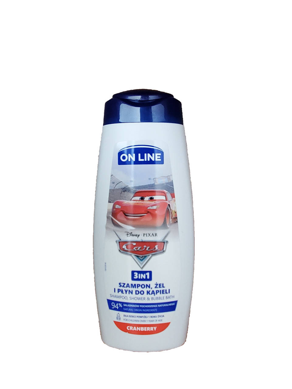

Детский шампунь, гель для душа, пена для ванны 3в1 On Line Disney Cars 400мл