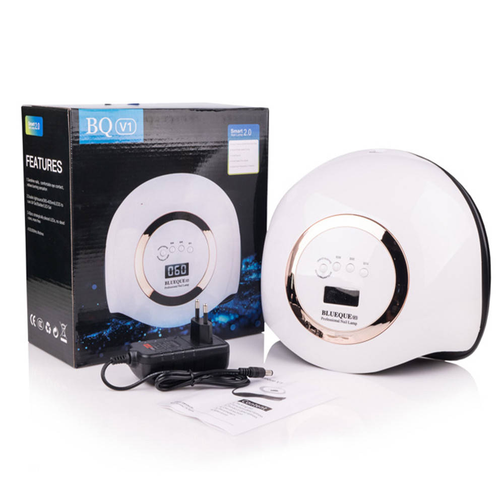 

Лампа для сушки гель лака 168W SUN BQ-V1 / Лампа для маникюра, Серебристый