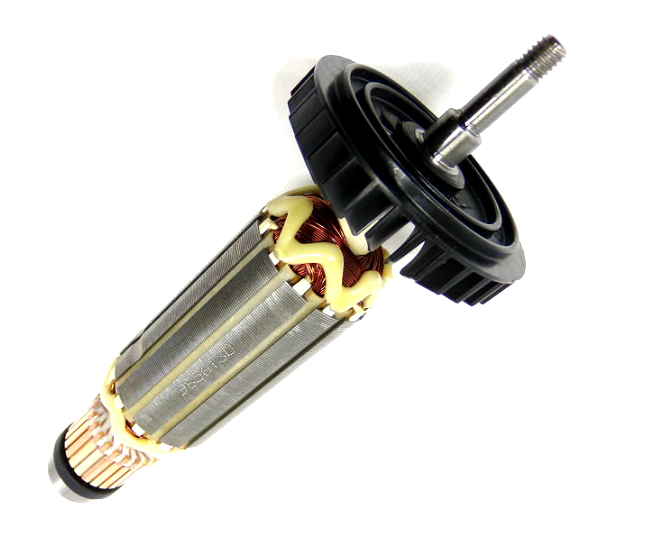 

Якорь болгарки (32х165 резьба 6мм) Makita 9558 оригинал