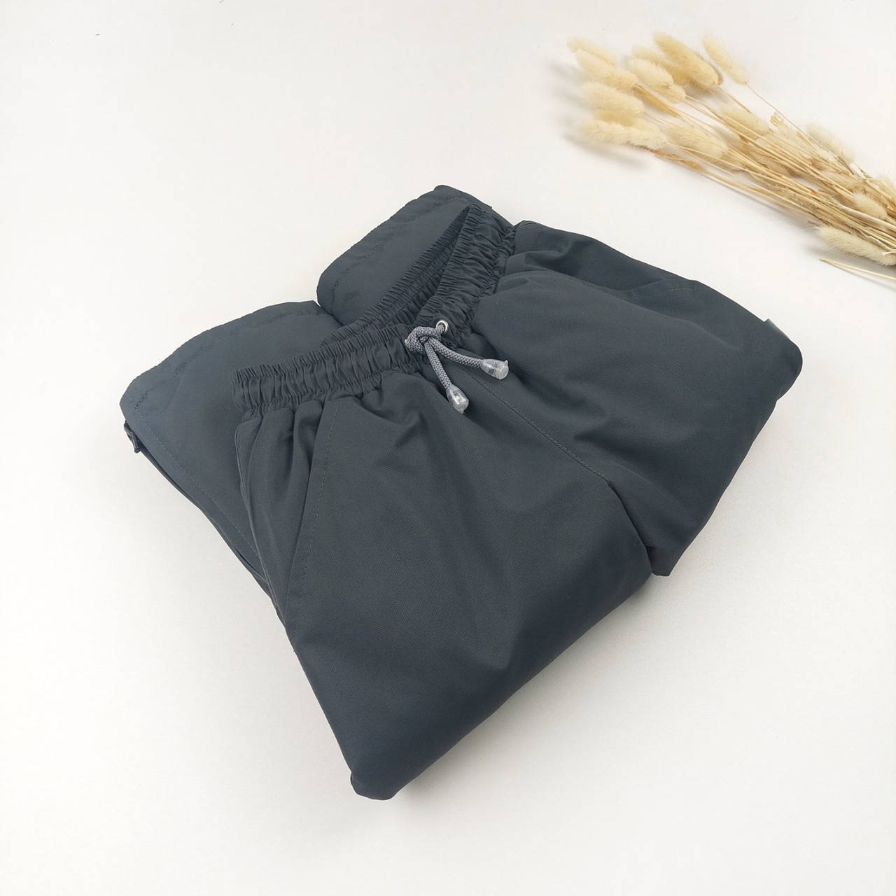 

Штаны зима на холлософте 10213 (т.сер) 128, Серый