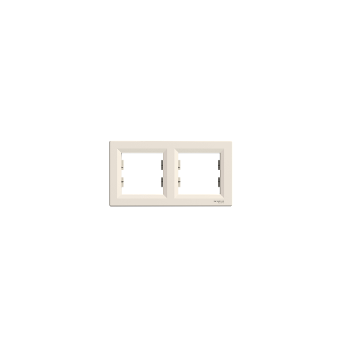 

Рамка Schneider-Electric Asfora 2-постовая горизонтальная кремовая EPH5800223