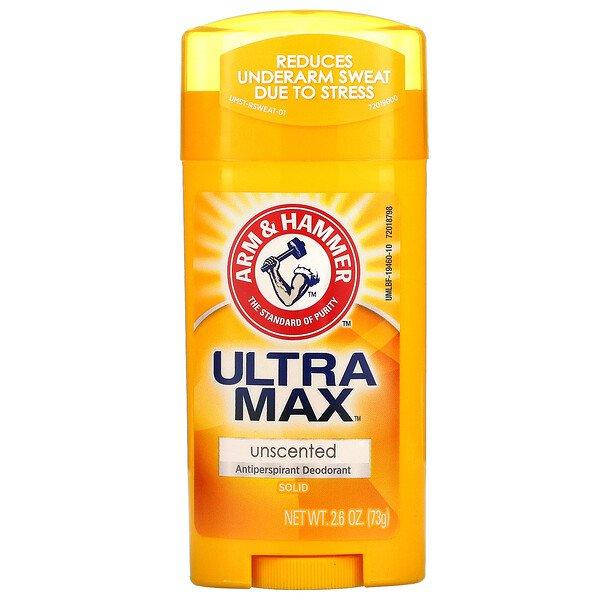 

Твердый дезодорант-антиперспирант без запаха Arm&Hammer Ultra Max Unsented 73g США