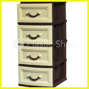 

Комод пластиковый Life 4 яруса