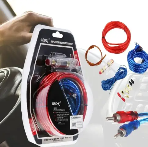 

Набор проводов для сабвуфера, KIT MD 8GA, кабелей для автомобильной акустики