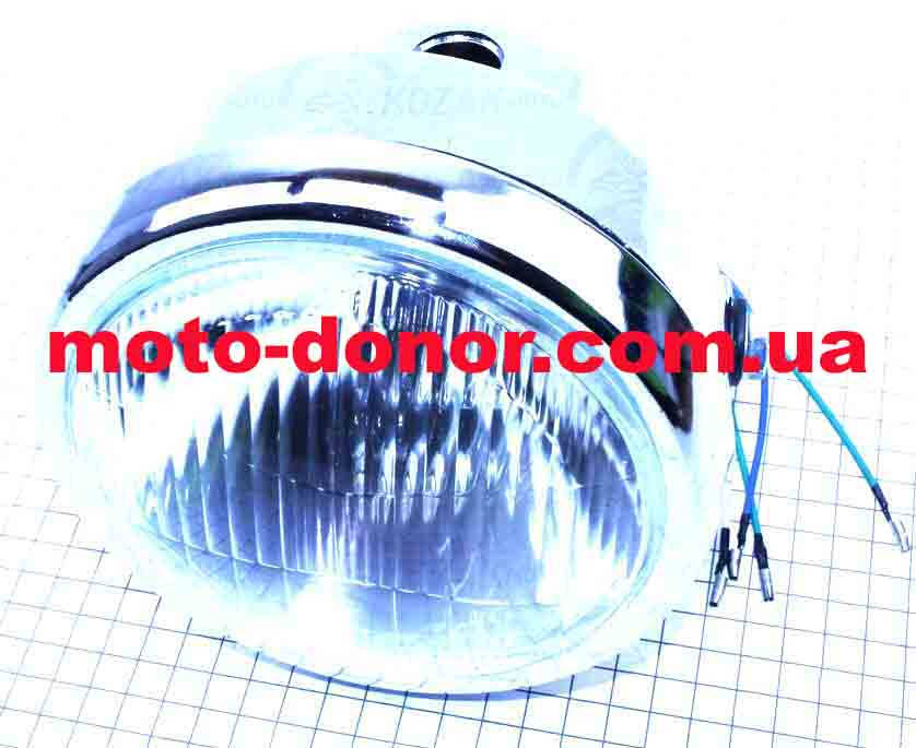 

Фара передняя "хром" для мопеда ALPHA (круглая)