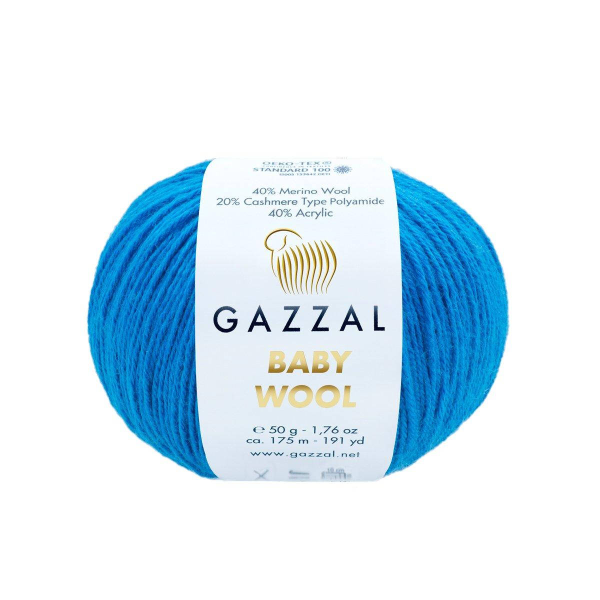 

Gazzal Baby Wool № 830 василек