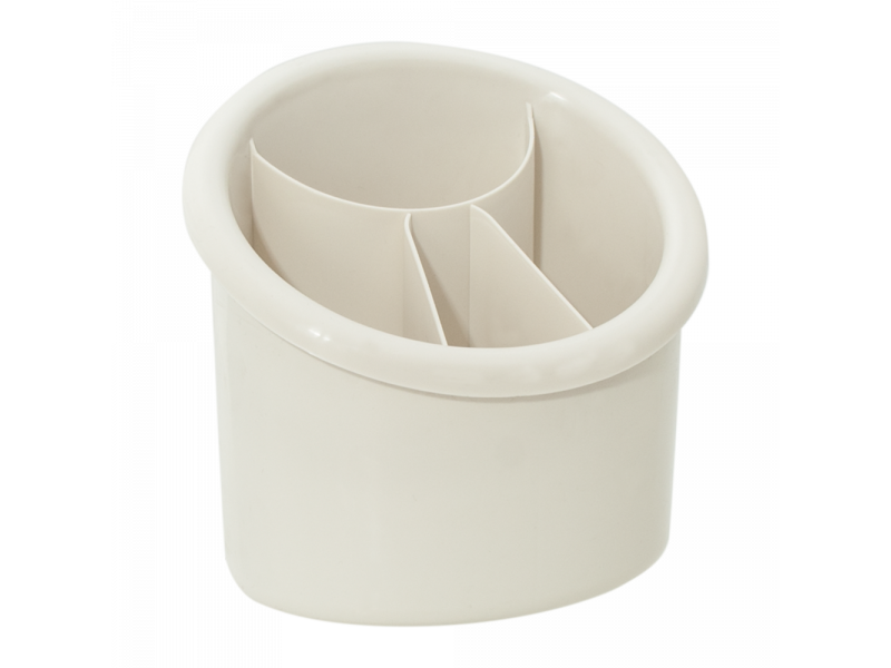 

Подставка для столовых приборов овальная (белая роза)