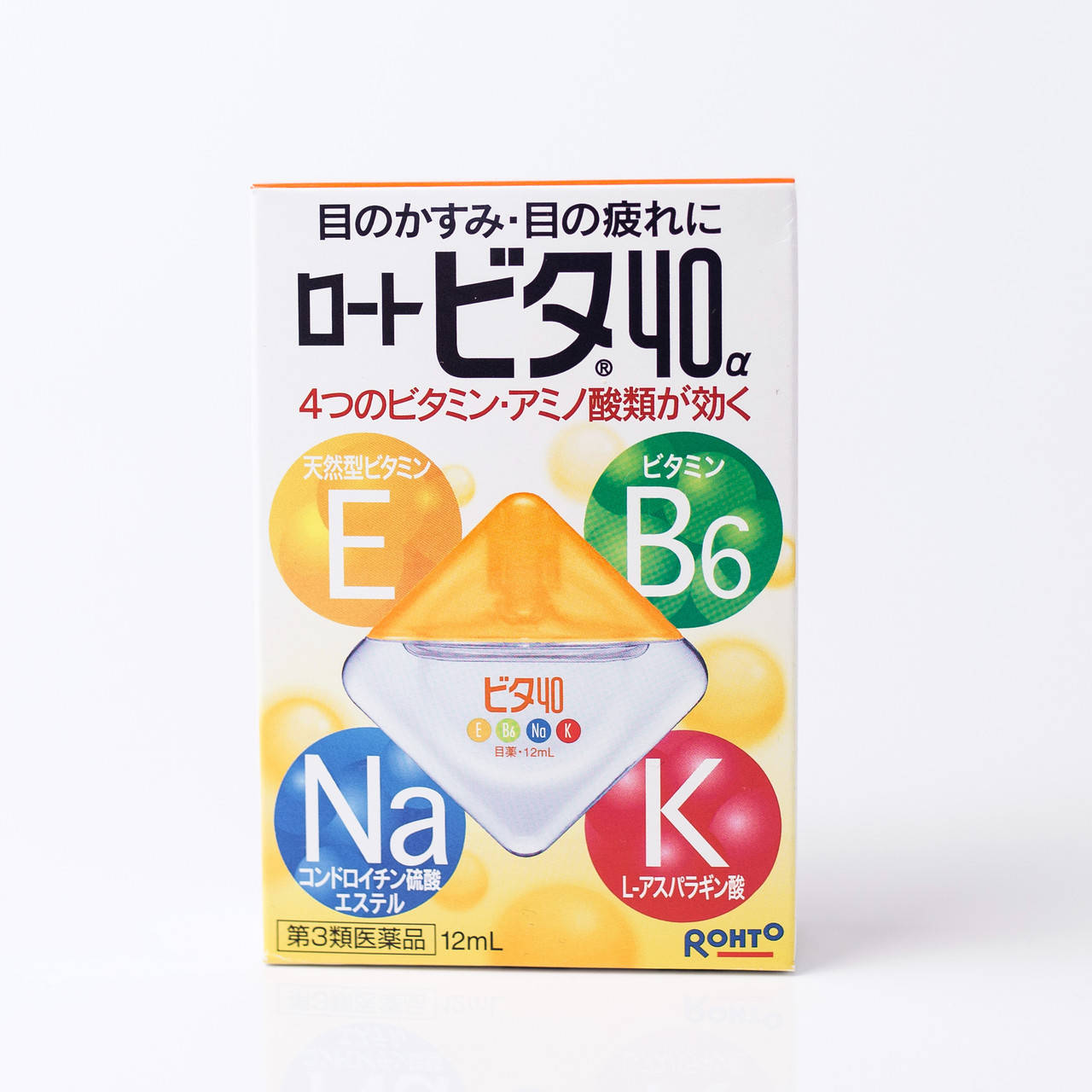 

Японские капли для глаз витаминные ROHTO Vita 40a