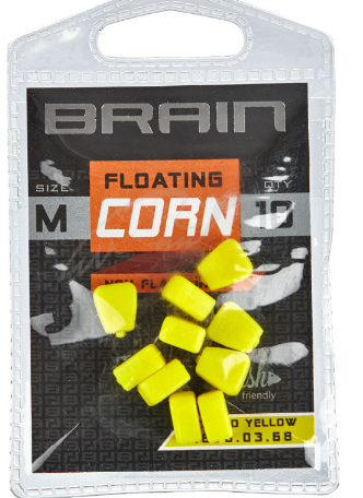 

Кукуруза Brain Fake Floating Corn Non Flavoured Размер-S ц: флуоресцентный желтый