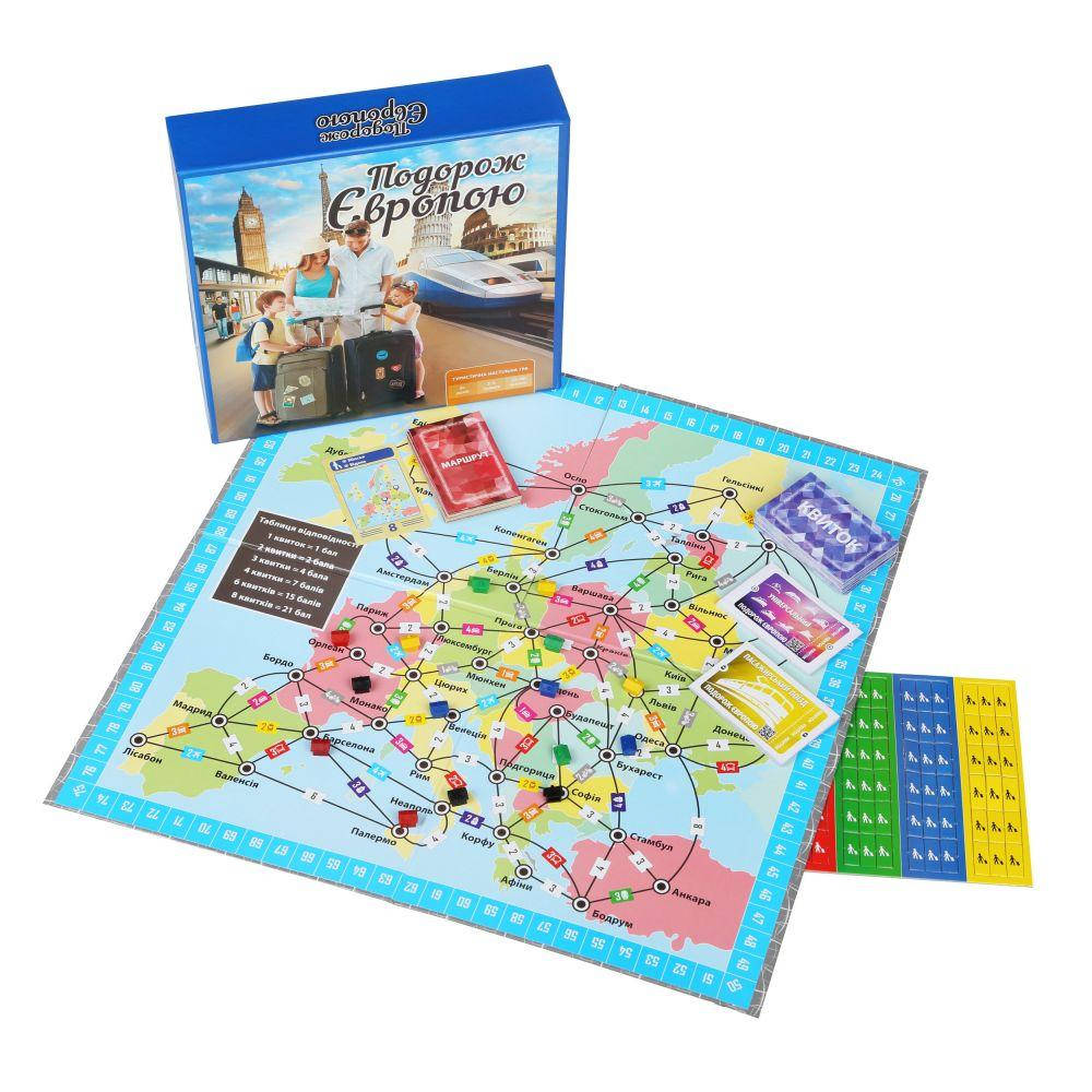 

Игра настольная 8+ "Путешествие Европой"
