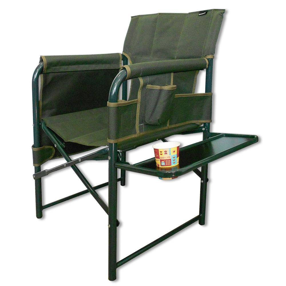 

Кресло компактное складное туристическое Ranger Guard со столиком на рыбалку для пикника, на природу до 130кг, Зелёный