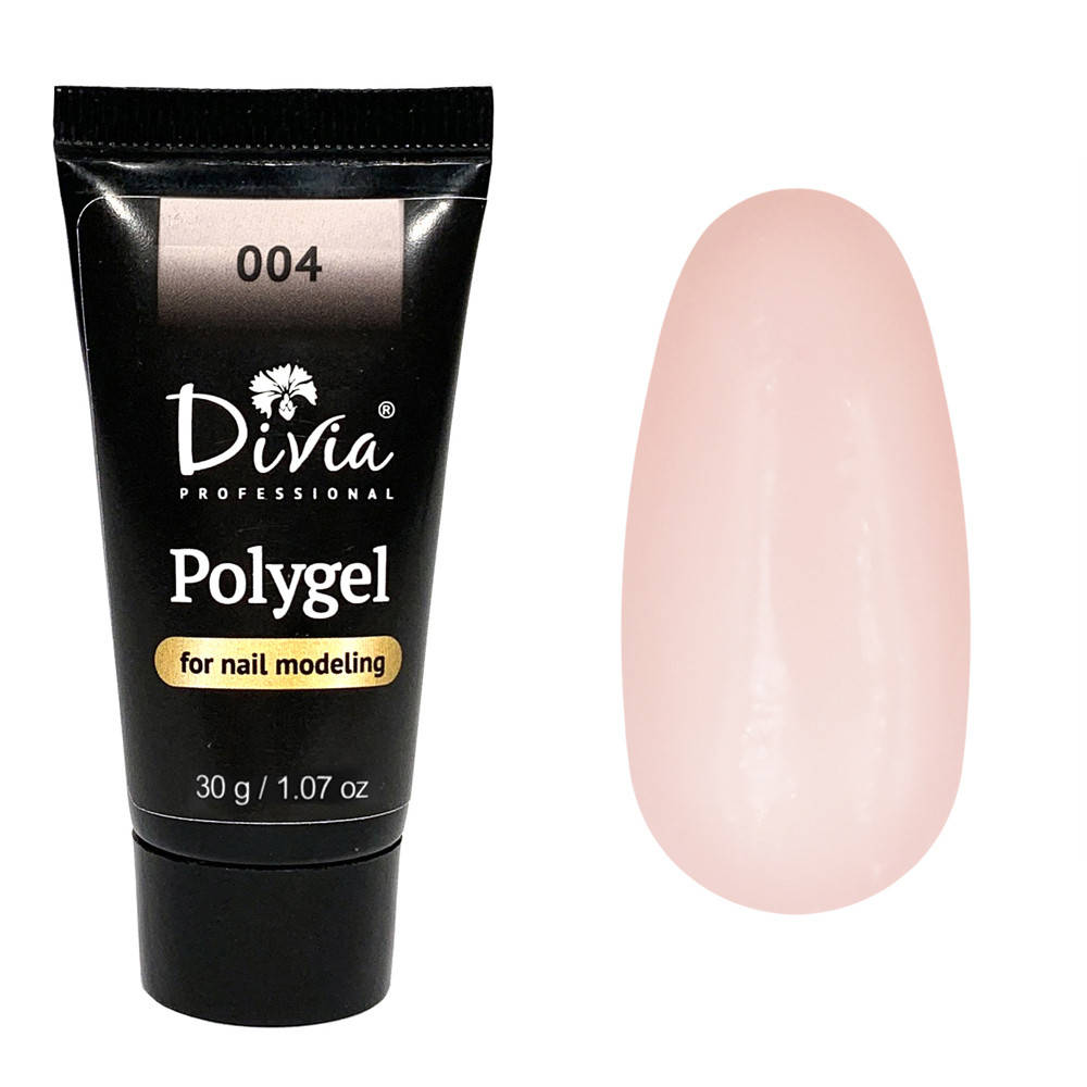 

Divia Гель акриловый для наращивания ногтей Polygel Di908 004, 30 мл