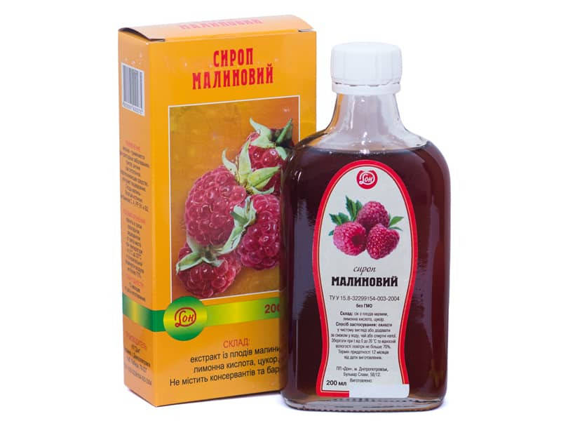 

Сироп малиновий "Дон", 200 мл