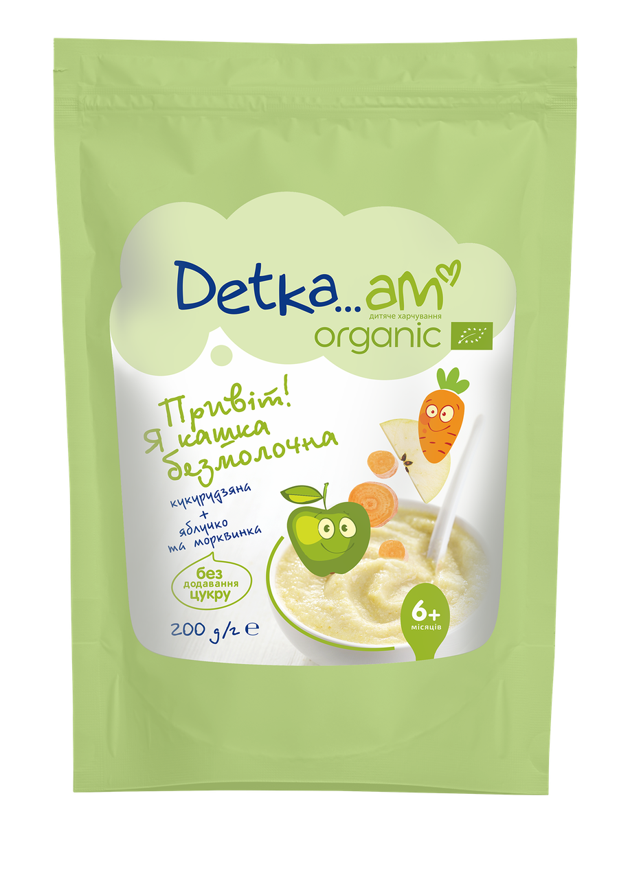 

Каша Кукурузная с яблоком и морковью DetkaAM, 200г