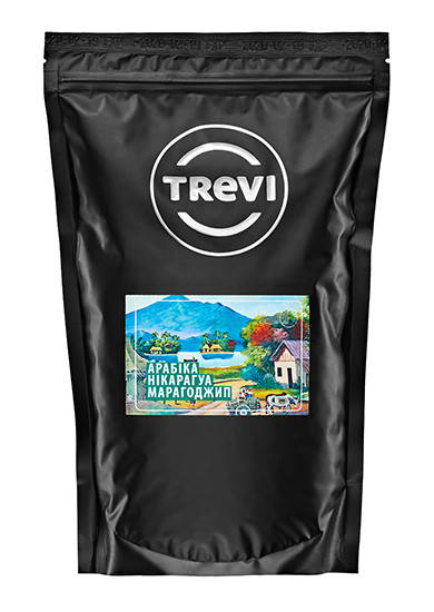 

Кофе в зёрнах Trevi Арабика Никарагуа Марагоджип 1 кг вкус со сливочными, коньячными и ореховыми нотами