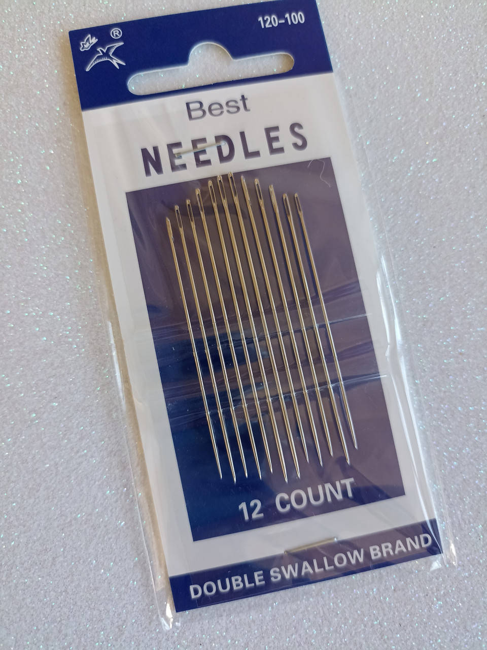 

Иглы ручные (иголки для ручного шитья) NEEDLES № 120-100 (12шт)
