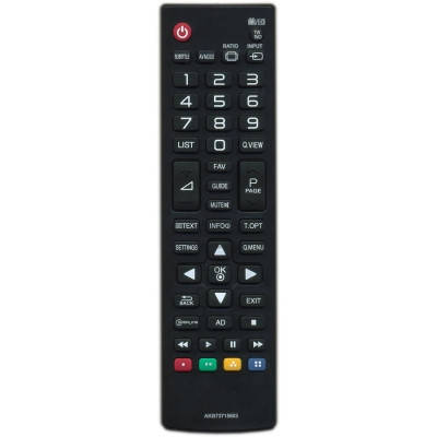 

Пульт для телевизора lg akb73715603, Черный