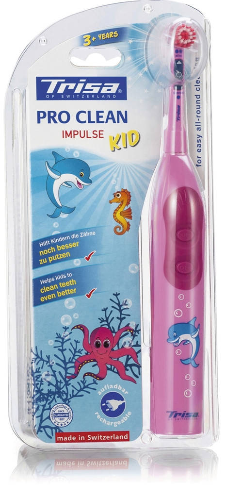 

Электрическая зубная щетка Trisa Pro Clean Impulse Kid 4689.1210 (4204)
