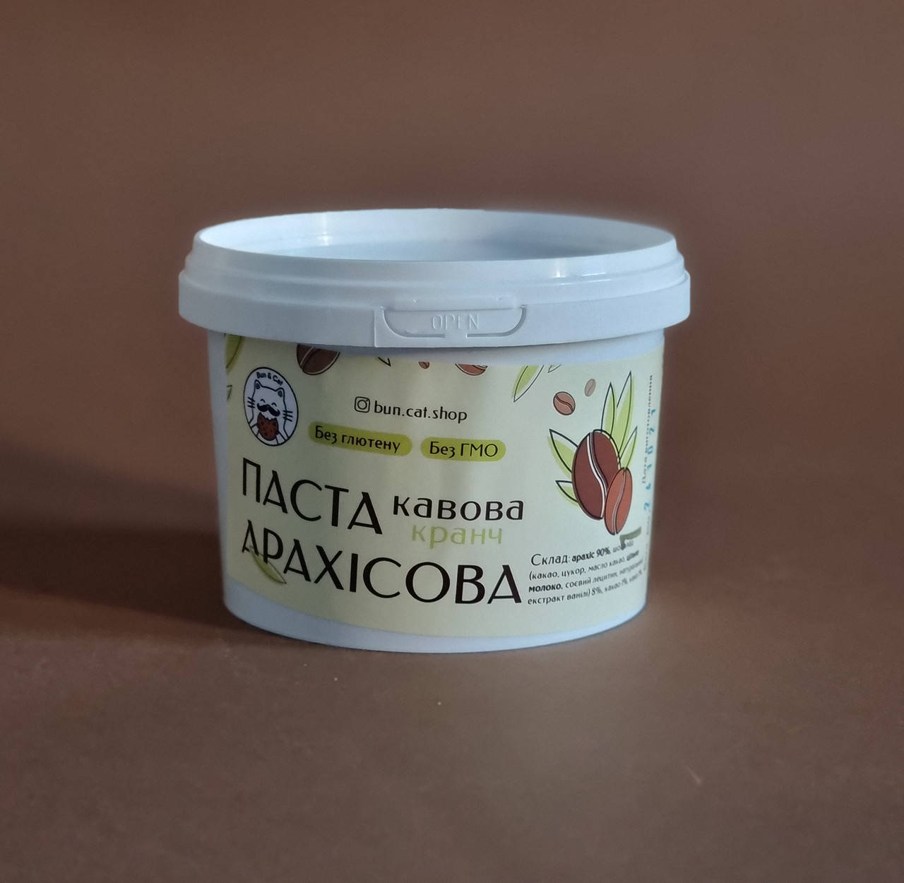 

Арахисовая паста с кофе кранч 350 грамм