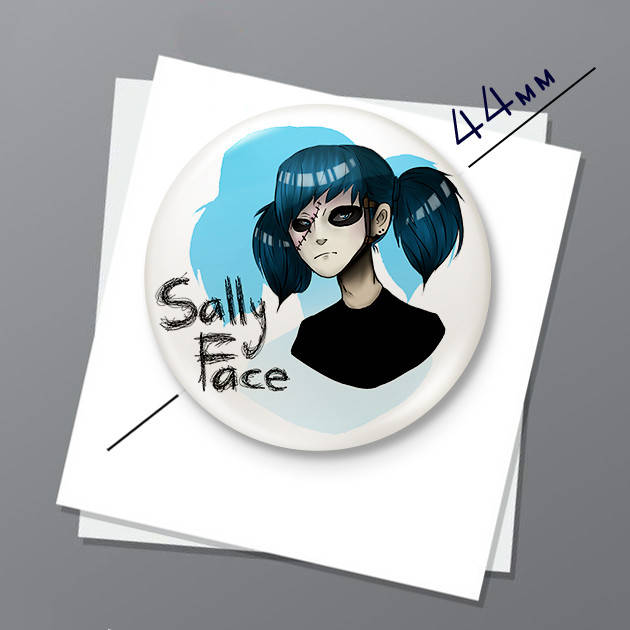 

"Салли Фейс / Sally face" магнит круглый Ø44 мм