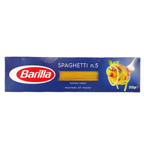 

Макарони Барілла №5 Спагетті Barilla Spagetti 500g 24шт/ящ (Код : 00-00003514)