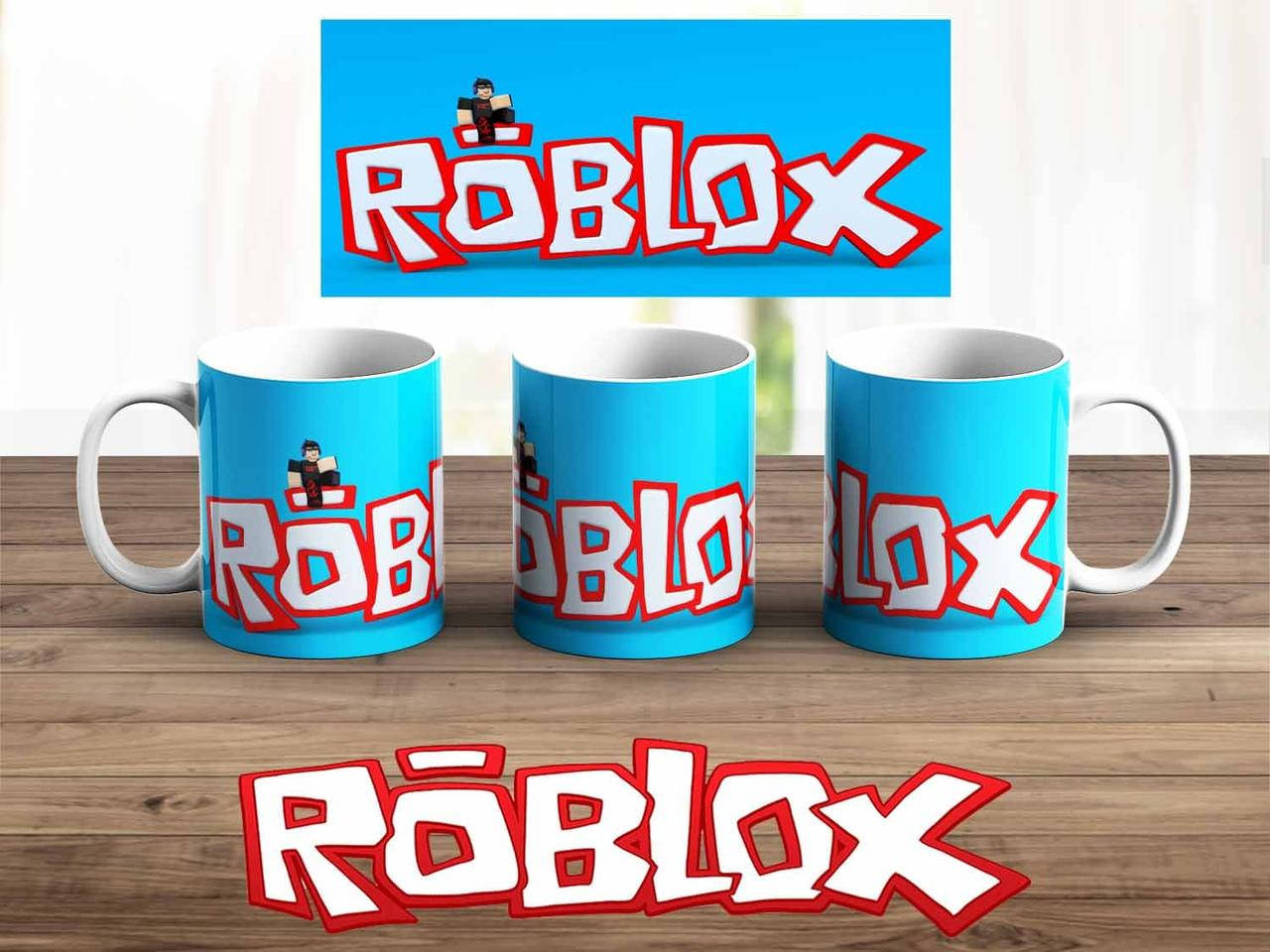 

Чашка Roblox "Голубая" Роблокс, Голубой